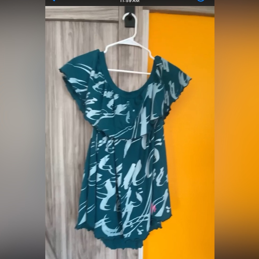 Off the shoulder tunic